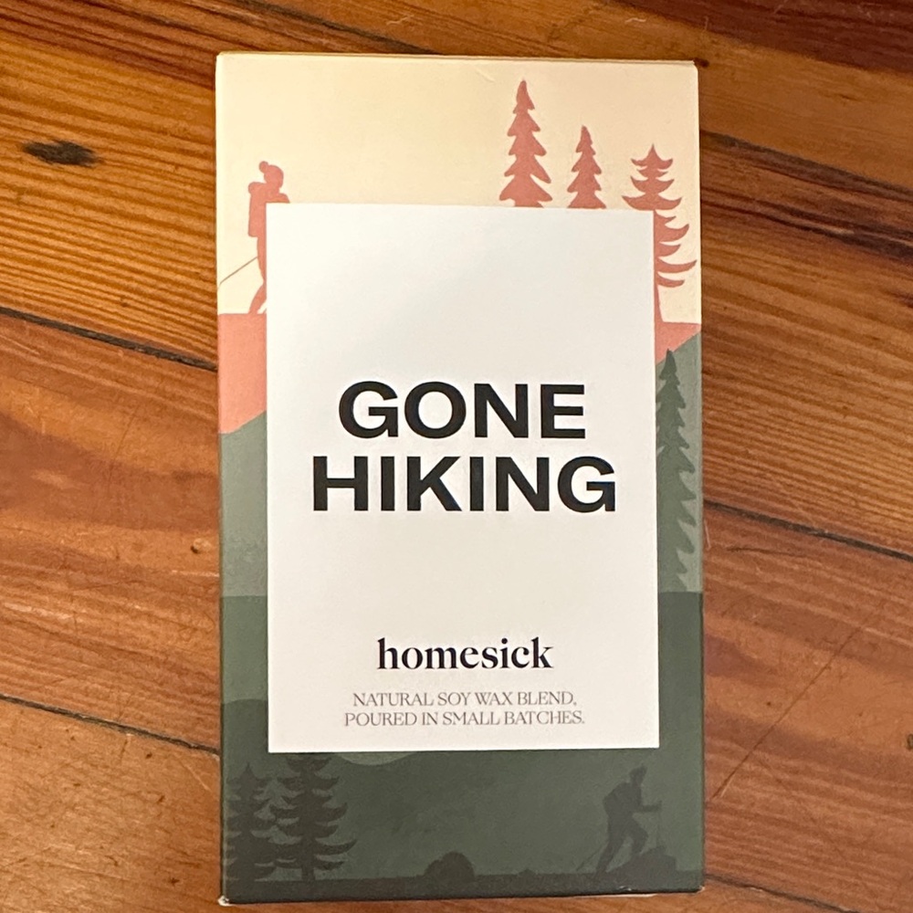 Homesick Candle 
Gone Hiking